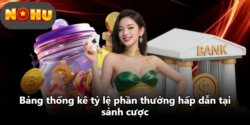 Bảng thống kê tỷ lệ phần thưởng hấp dẫn tại sảnh cược