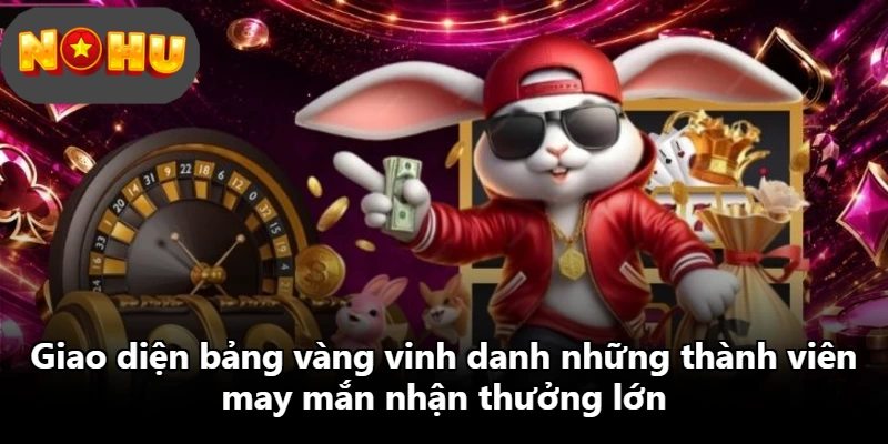 Giao diện bảng vàng vinh danh những thành viên may mắn nhận thưởng lớn Giao diện bảng vàng vinh danh những thành viên may mắn nhận thưởng lớn