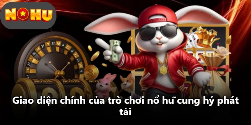 Giao diện chính của trò chơi nổ hũ cung hỷ phát tài
