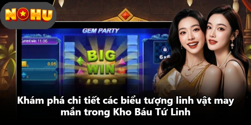 Khám phá chi tiết các biểu tượng linh vật may mắn trong Kho Báu Tứ Linh